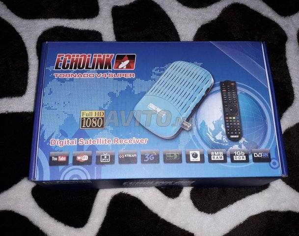 Echolink Tornado V4 Super + Clé wifi + abonnement IPTV 12 Mois